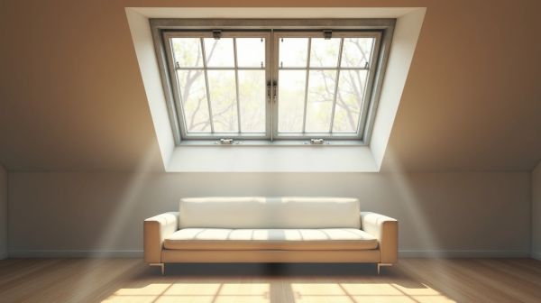 Manual opening skylights enhance air circulation and lighting